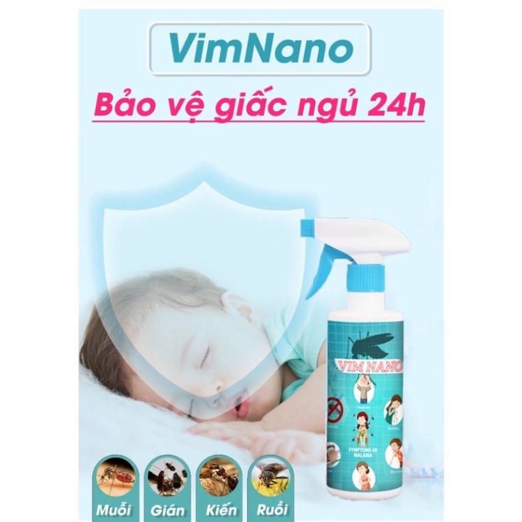 Bình Xịt Muỗi , Đuổi Ruồi,Kiến...Côn Trùng -Vim Nano Hiệu Quả Sau 1 Lần Dùng-Mùi Hương Dể Chịu