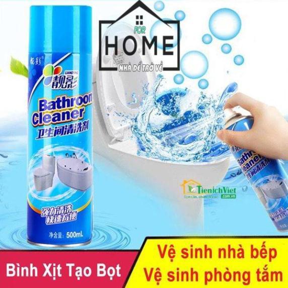 Bình Xịt Bọt Tuyết Tẩy Rửa Nhà Tắm - Vệ Sinh Bathroom Cleaner