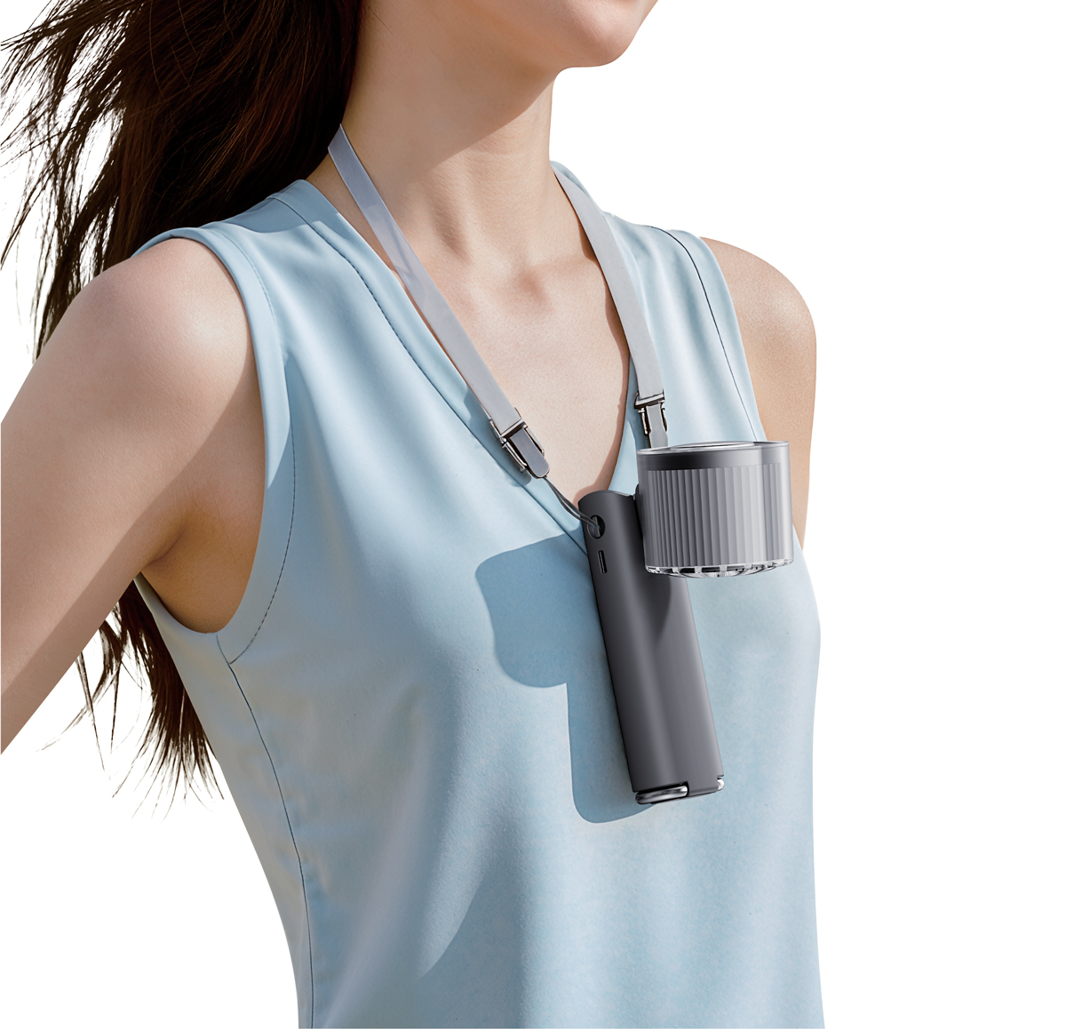 Quạt tích điện cầm tay USB TIROSS 5W, 3000mAh TS3433 - Hàng chính hãng