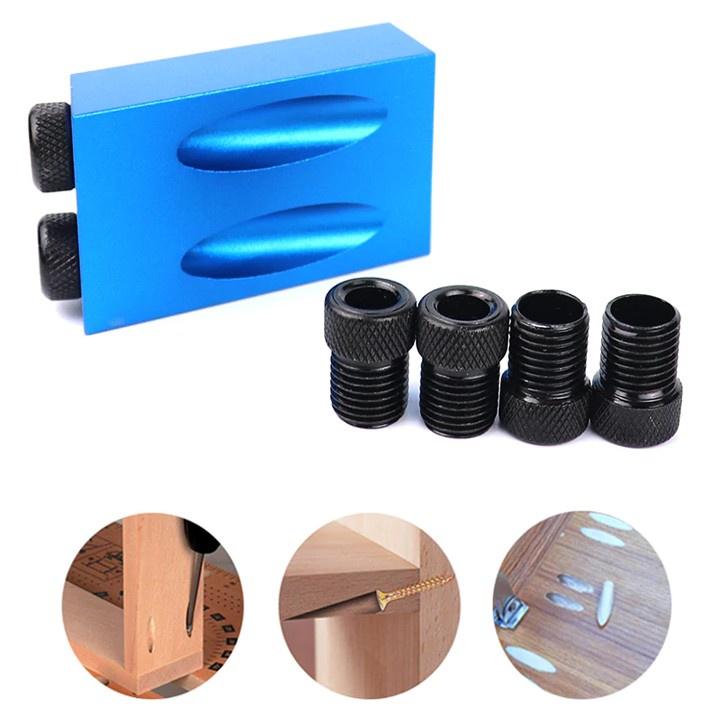 Bộ Cữ Khoan Chéo Mini - Cử Khoan Chéo Bỏ Túi Full Phụ Kiện Như Hình