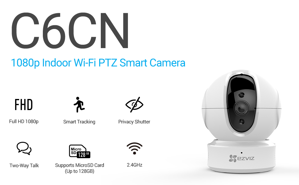 Camera IP - Camera Wifi Trong Nhà EZVIZ C6CN 1080P - Đàm Thoại 2 Chiều -  Xoay 360 Độ Theo Chuyển Động - Hàng nhập khẩu - Camera IP |  TheGioiMayAnh.com