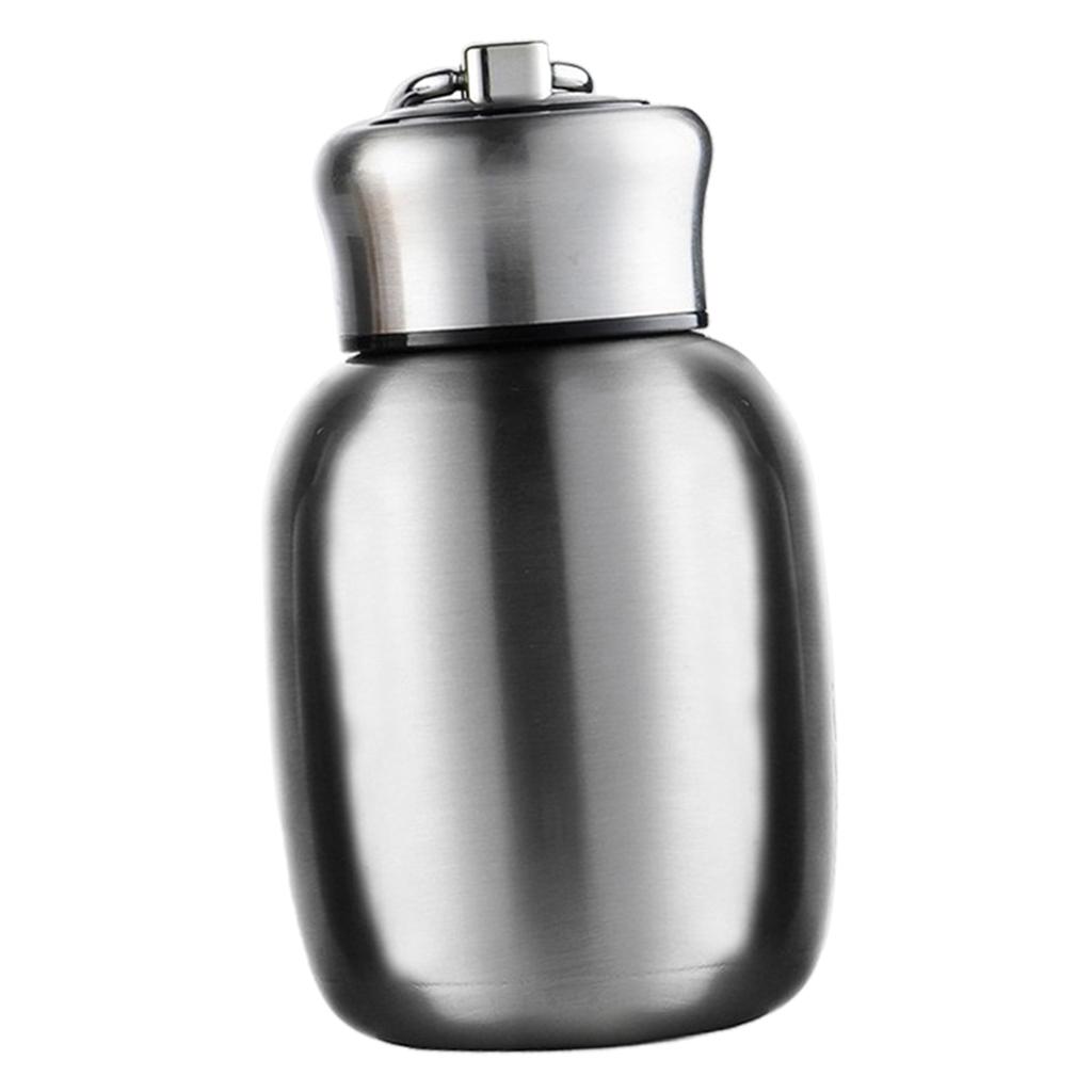 280ml Vacuum Water Bottle Stainless Steel Thermal Cup for Kids Silver