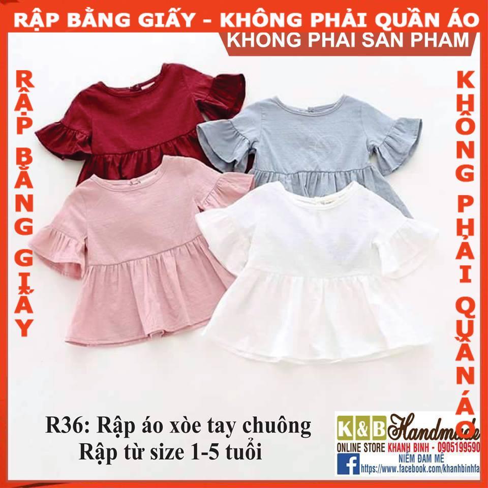 Rập giấy A0 mã R36 (BẢN VẼ) rập áo