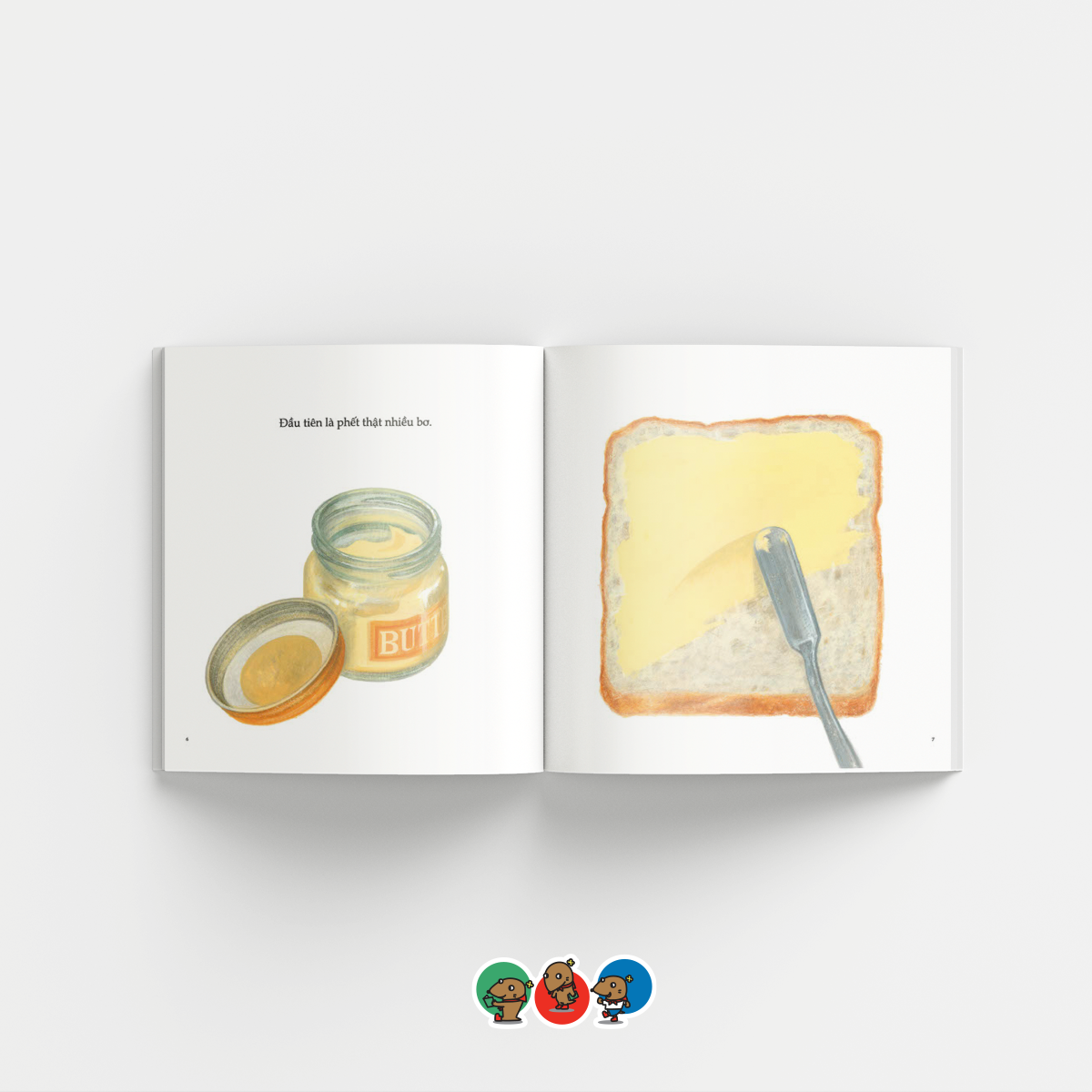Ehon - Làm quen với sách cho bé 0-2 tuổi - Bánh Xăng - Uých