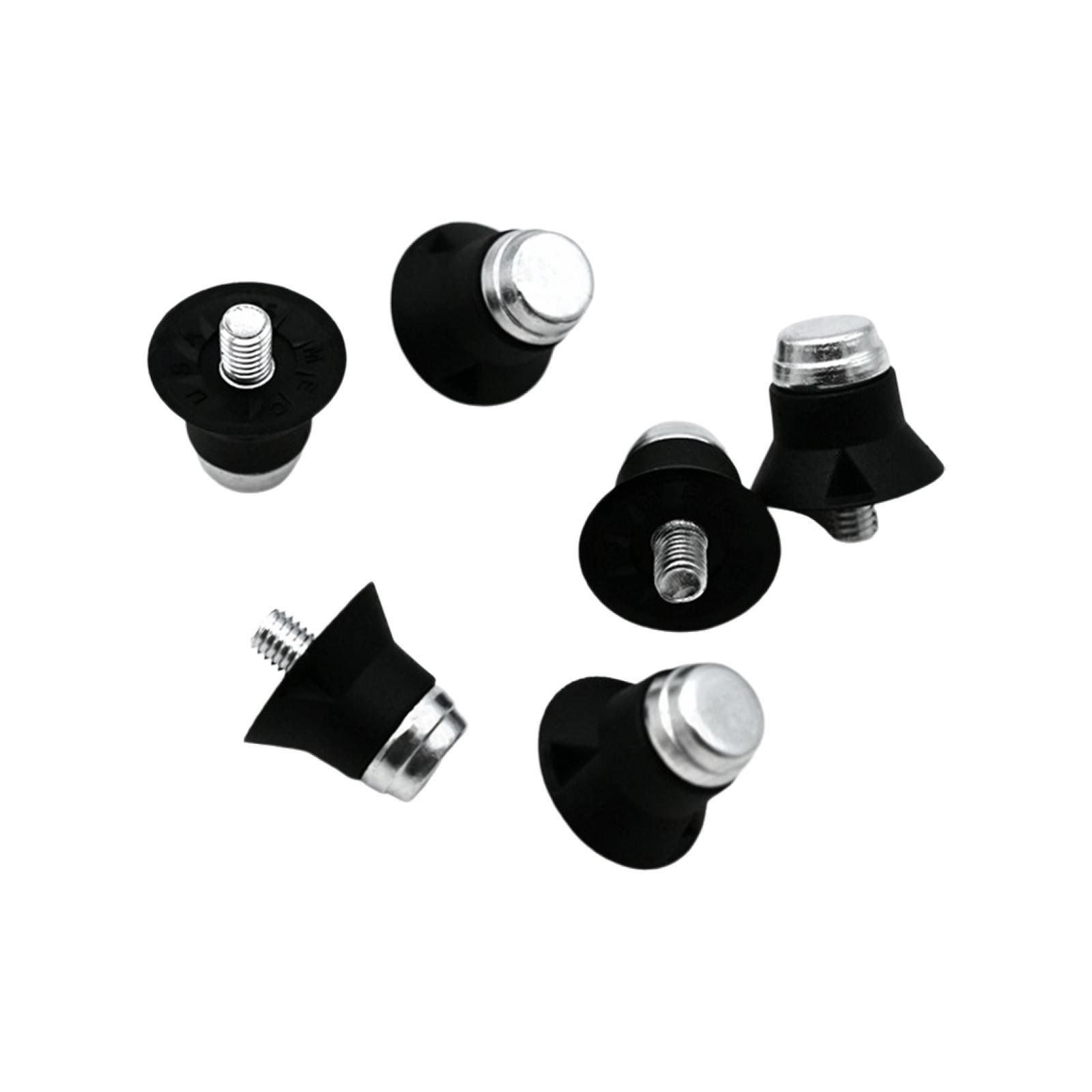 12x Football Shoe Spikes Rugby Studs M5 Anti Slip Durable Screw in Track Soccer Boot Cleats for Athletic Sneakers Training