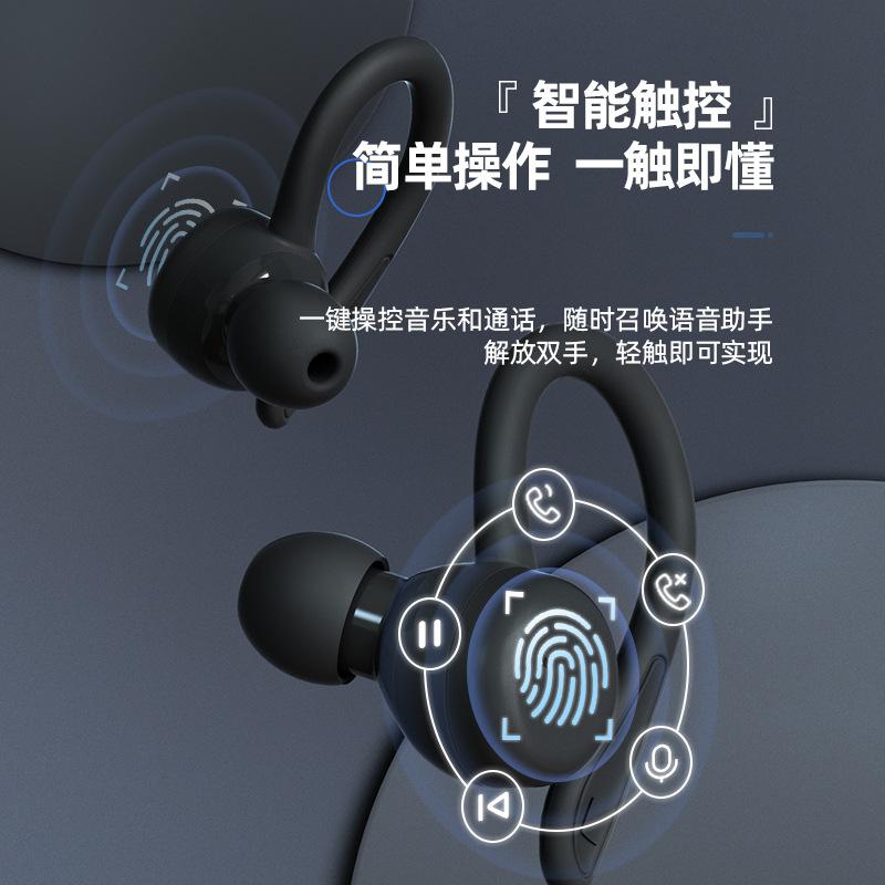 Bản nâng cấp mới thuận lợi nhất Tai nghe Bluetooth móc tai thể thao mới chạy chống nước tws tai nghe không dây thực sự trong tai T40