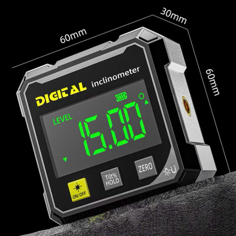 Máy Đo Thăng Bằng Laser Cầm Tay – Màn Hình LED, Đo Độ Nghiêng Chuẩn Xác, d