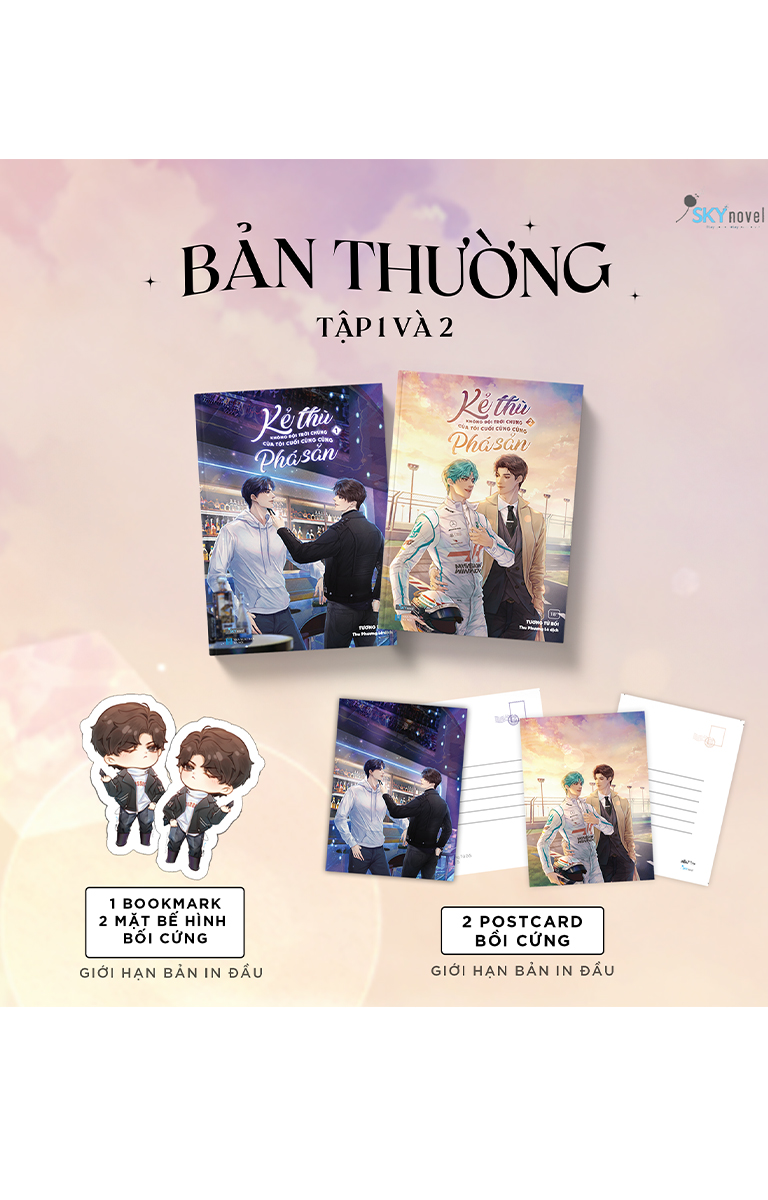 Kẻ Thù Không Đội Trời Chung Của Tôi Cuối Cùng Cũng Phá Sản  - Tặng Kèm Postcard Bồi Cứng + Bookmark Bồi Cứng  _Sky