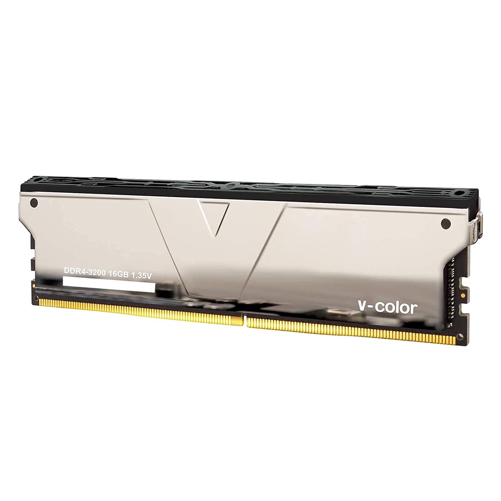 Ram V-Color DDR4 16GB 3200MHz PrismPro RGB UDIMM 1.35V White - Hàng chính hãng