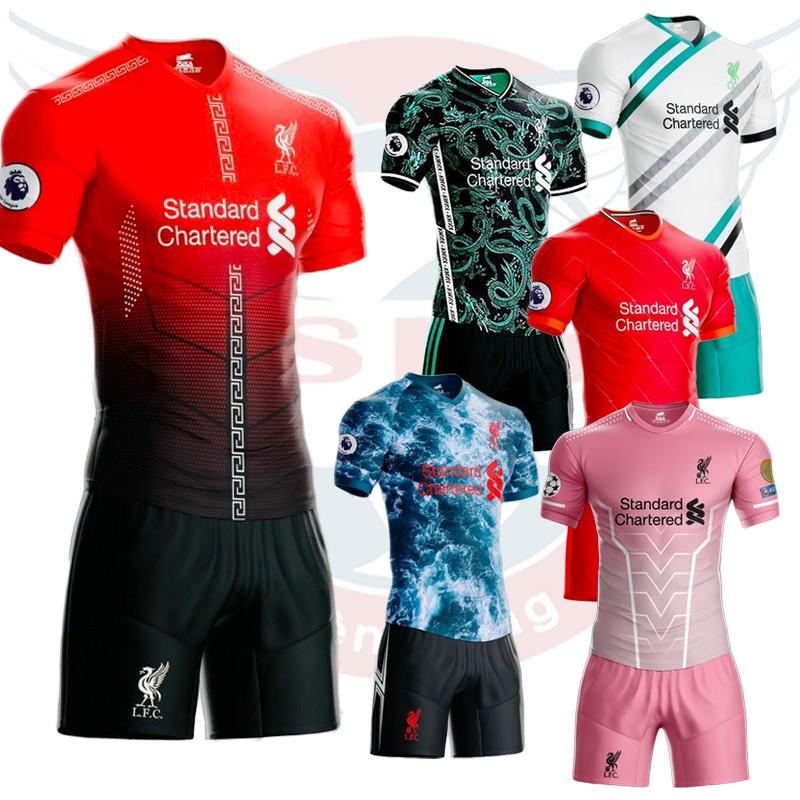 Bộ quần áo bóng đá câu lạc bộ Liverpool 2021 CLB ngoại hạng Anh