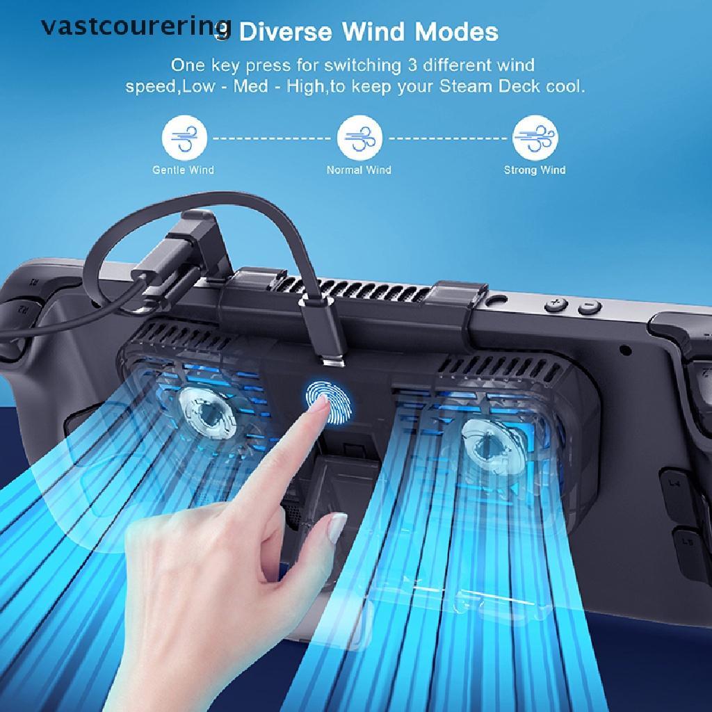 Quạt Làm Mát Vast Với Bộ Chuyển Đổi Hai Cổng C Cho Máy Chơi Game Hơi Nước Nintendo Switch EN