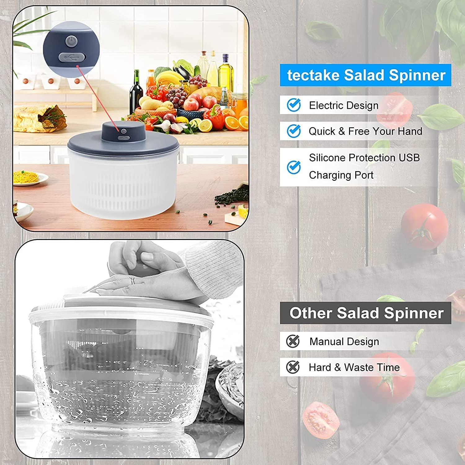 Rổ đựng nước bằng điện Máy sấy salad rau bằng điện Máy sấy salad rau