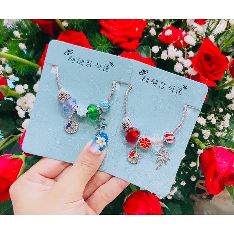 Lắc tay thời trang nữ mix charm