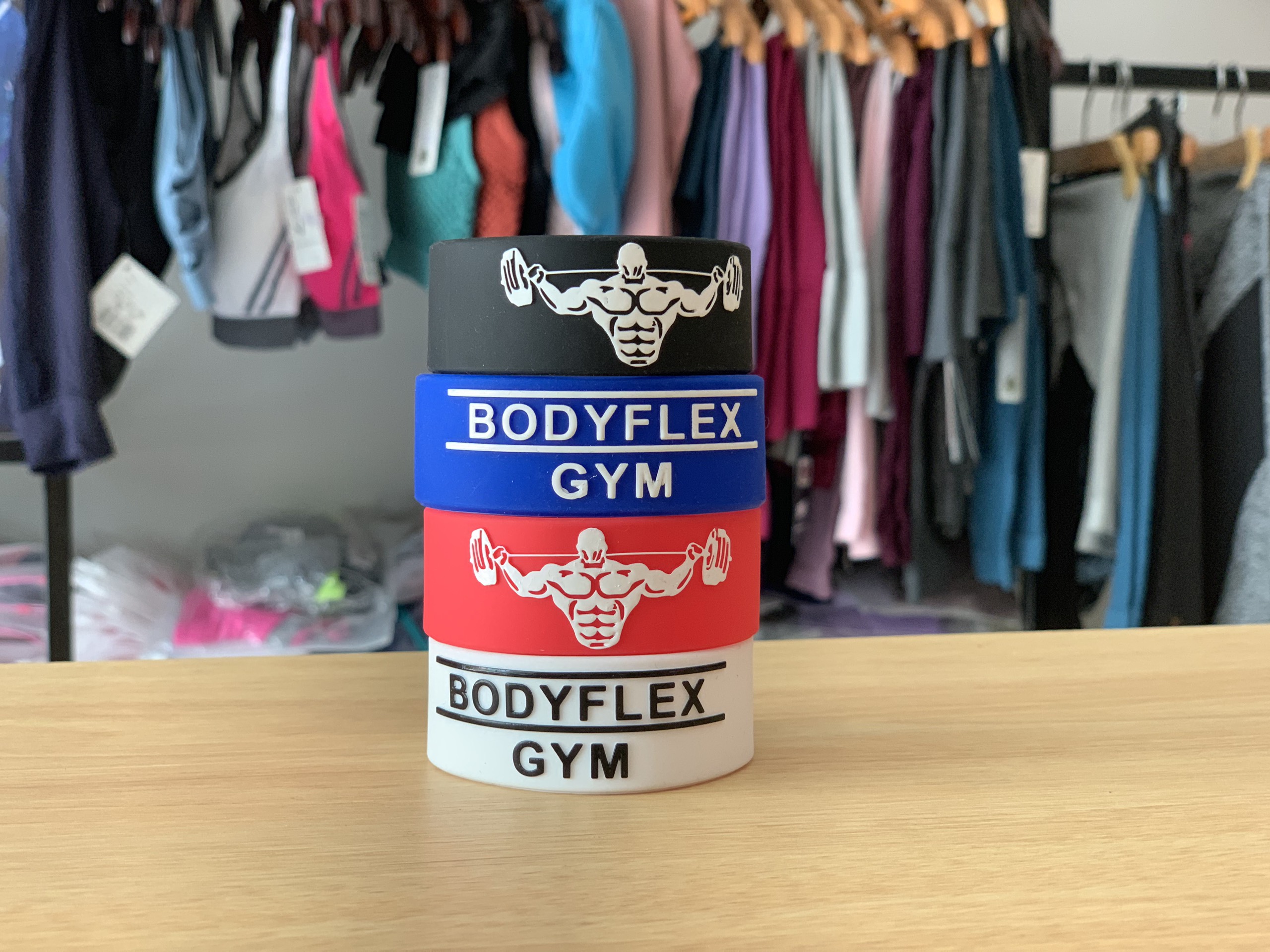 VÒNG TAY CAO SU BODYFLEX GYM, PHONG CÁCH THỂ THAO, NĂNG ĐỘNG