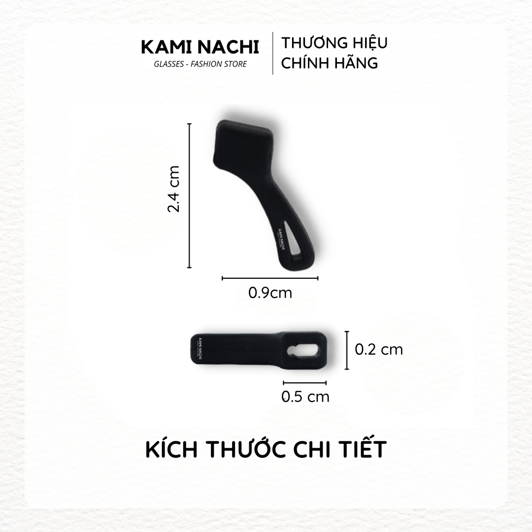 Đệm tai chống trượt cho kính, loại móc nhỏ gọn phiên bản mới KAMI NACHI
