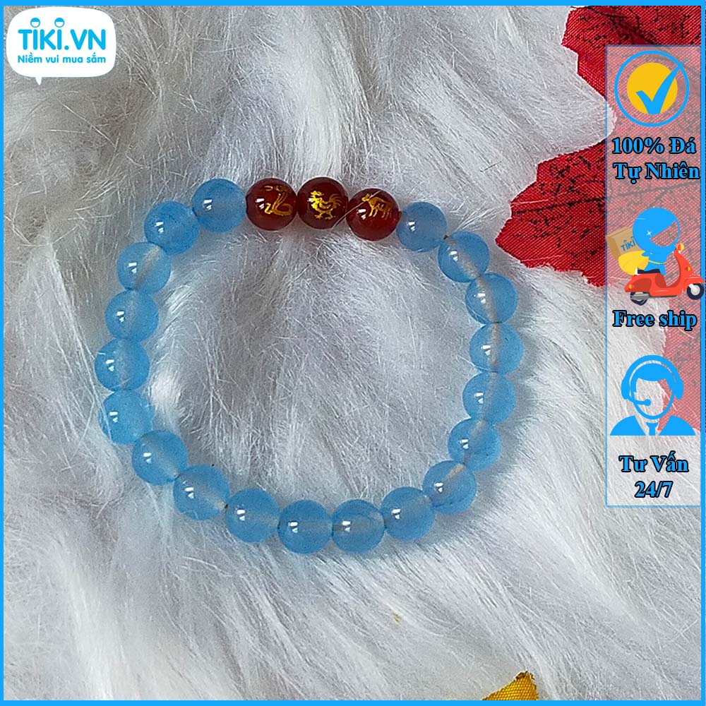 Vòng tay tam hợp tỵ dậu sửu - Vòng tam hợp quý nhân may mắn tài lộc - Vòng đá đeo tay phong thủy