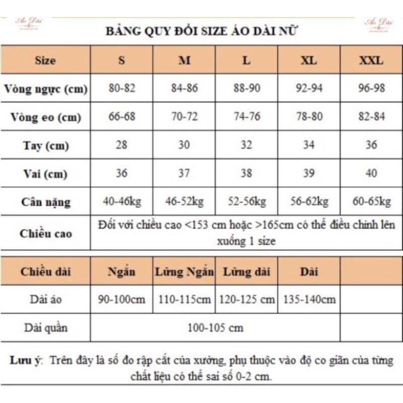 Set Áo Dài Cách Tân Hoa Nổi Thêu 3D Dáng Dài Có Size To - BY2100