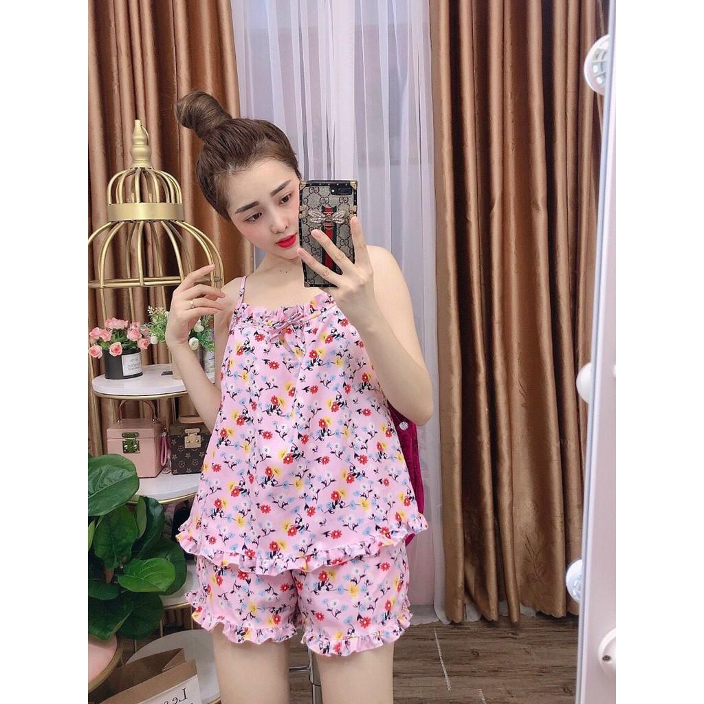 Set bộ tiểu thư mặc nhà Satin đẹp , thoải mái cho chị em