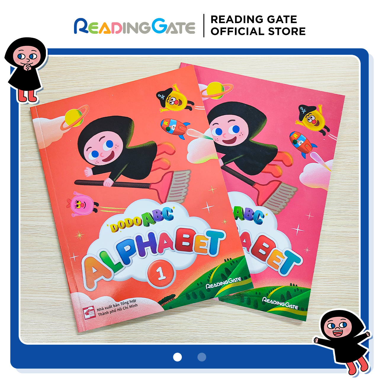 Combo 2 Quyển Sách DODO ABC WORKBOOK - ALPHABET SET READING GATE Cho Bé Từ 5 Đến 8 Tuổi làm quen với Bảng chữ cái