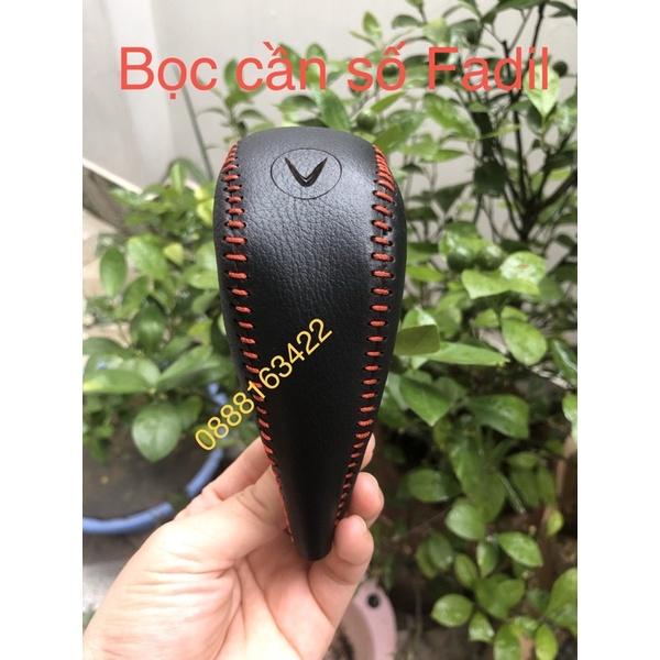 Bọc cần số xe Vinfast Fadil, bọc phanh tay xe ô tô Vinfast Fadil da bò loại tốt giá xưởng