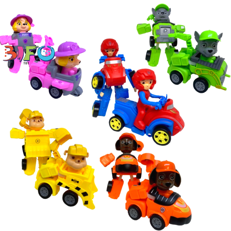 Đồ chơi biến hình biệt đội xe những chú chó cứu hộ Paw Patrol lẻ túi rời