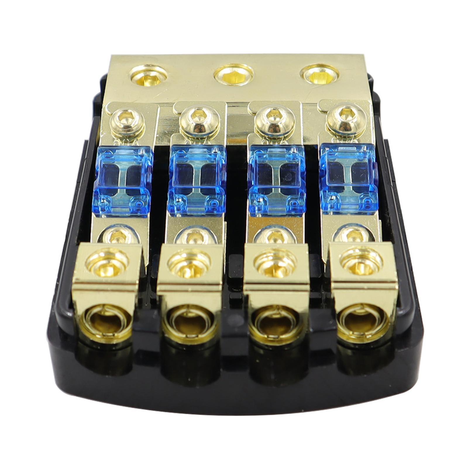 Fuse Holder, Anl Fuse Box Direct Replace, Quality 60A Professional, Easy to Install ,Fuse Distribution Block for Car Stereo Amplifier