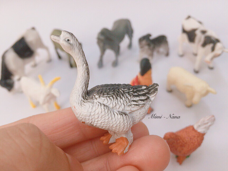 Đồ chơi sưu tầm, mô hình - Bộ mô hình động vật nông trại 12 chi tiết