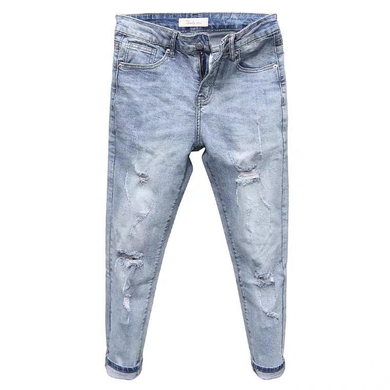 Quần Jean Nam cao cấp co dãn 4 chiều Thương Hiệu Chandi, phong cách hàn quốc trẻ trung cá tính MR9011