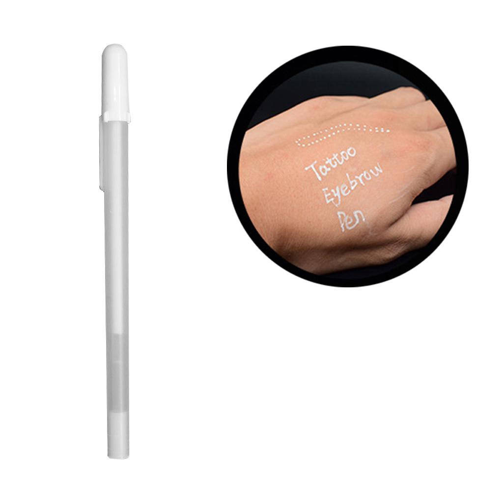 Korean Style White Skin Marker for Piercing Eyebrow Make Up Measuring