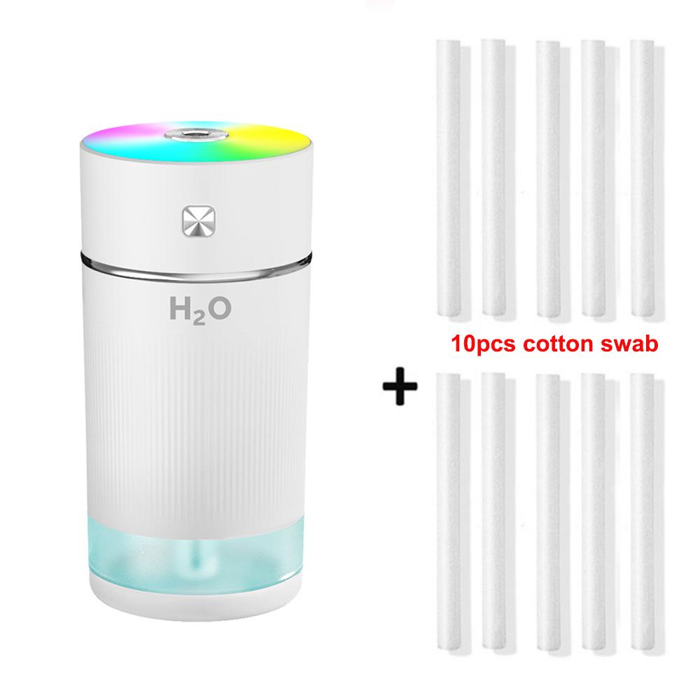 Mini Di Động Máy Tạo Độ Ẩm Không Khí 240ML USB Siêu Âm Hương Thơm Khuếch Tán Tinh Dầu Humidificador Cho Xe Hơi Nhà Văn Phòng