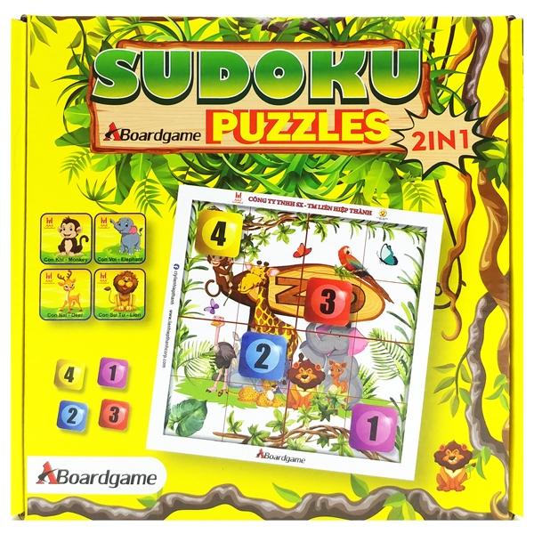 Trò Chơi Sudoku Puzzle 2 Trong 1 LHT - Động Vật