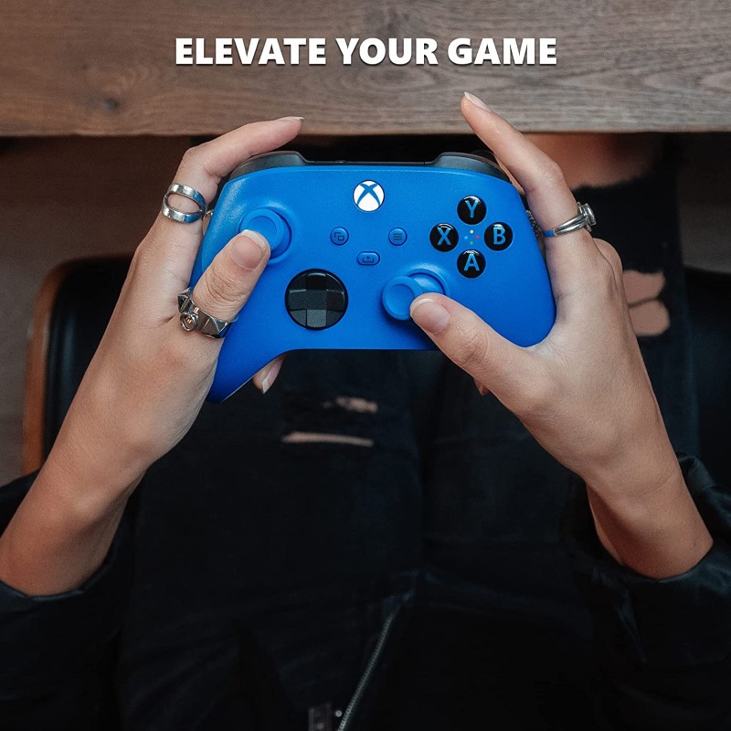 Gamepad Không dây Bluetooth Xbox One X Blue - cho máy tính, laptop, smartphone, máy tính bảng, máy game