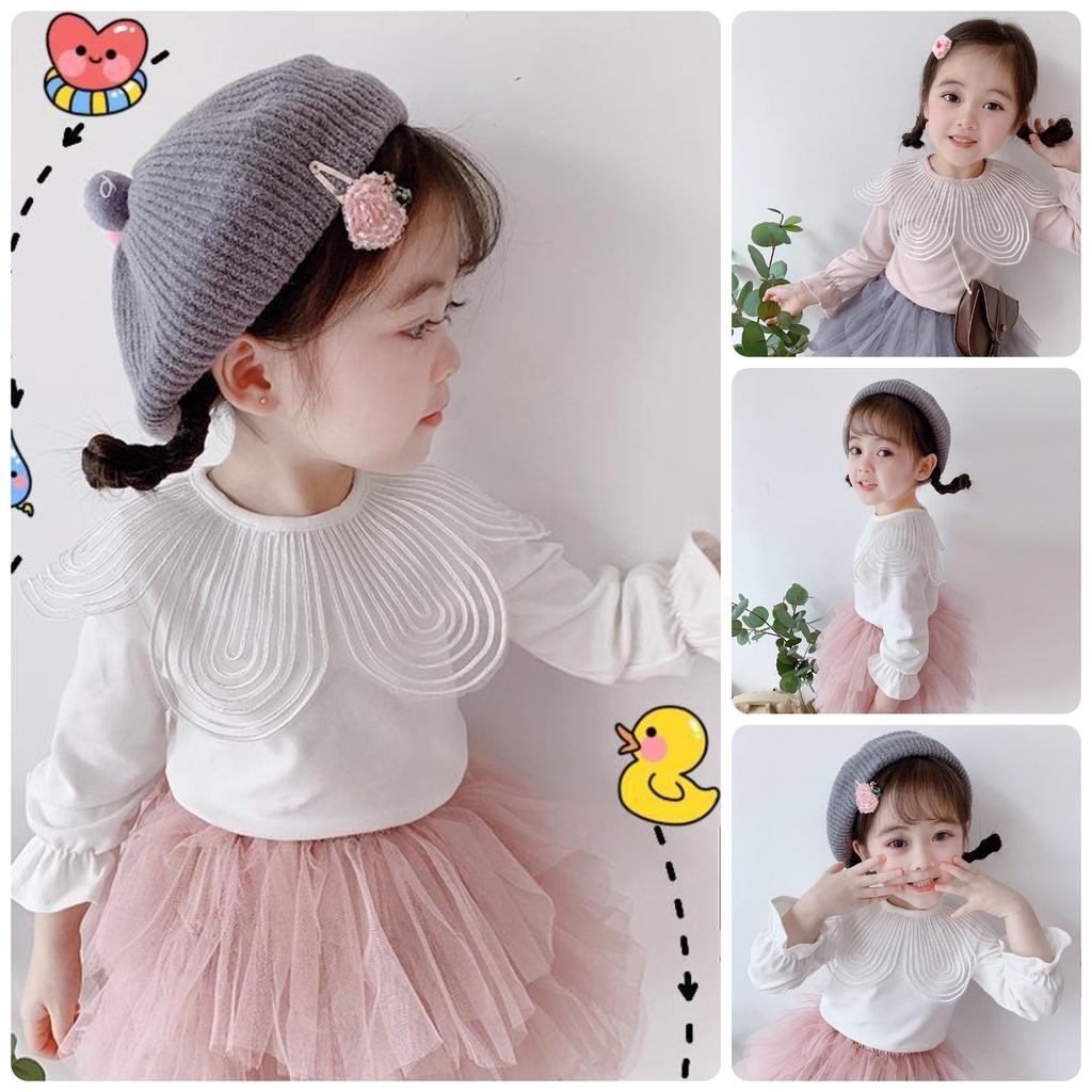 ATG30 Size80-120 (9-21kg) Áo thun bé gái (áo dài tay 100% cotton) Thời trang trẻ Em hàng quảng châu