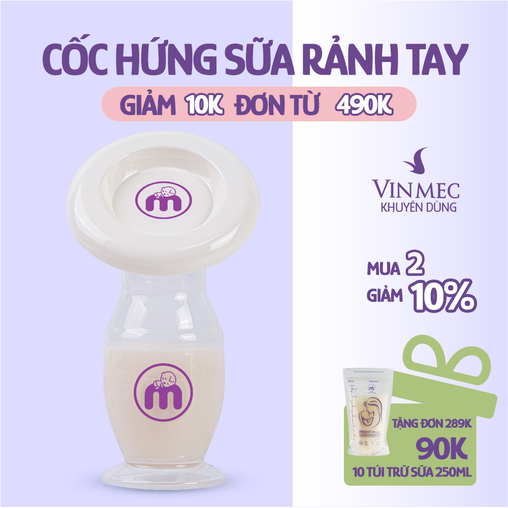 Cốc Hứng Sữa Mama’s Choice, Hút Sữa Rảnh Tay, Chất Liệu Silicone Cao Cấp, Chứng Nhận An Toàn FDA - 1 Cốc