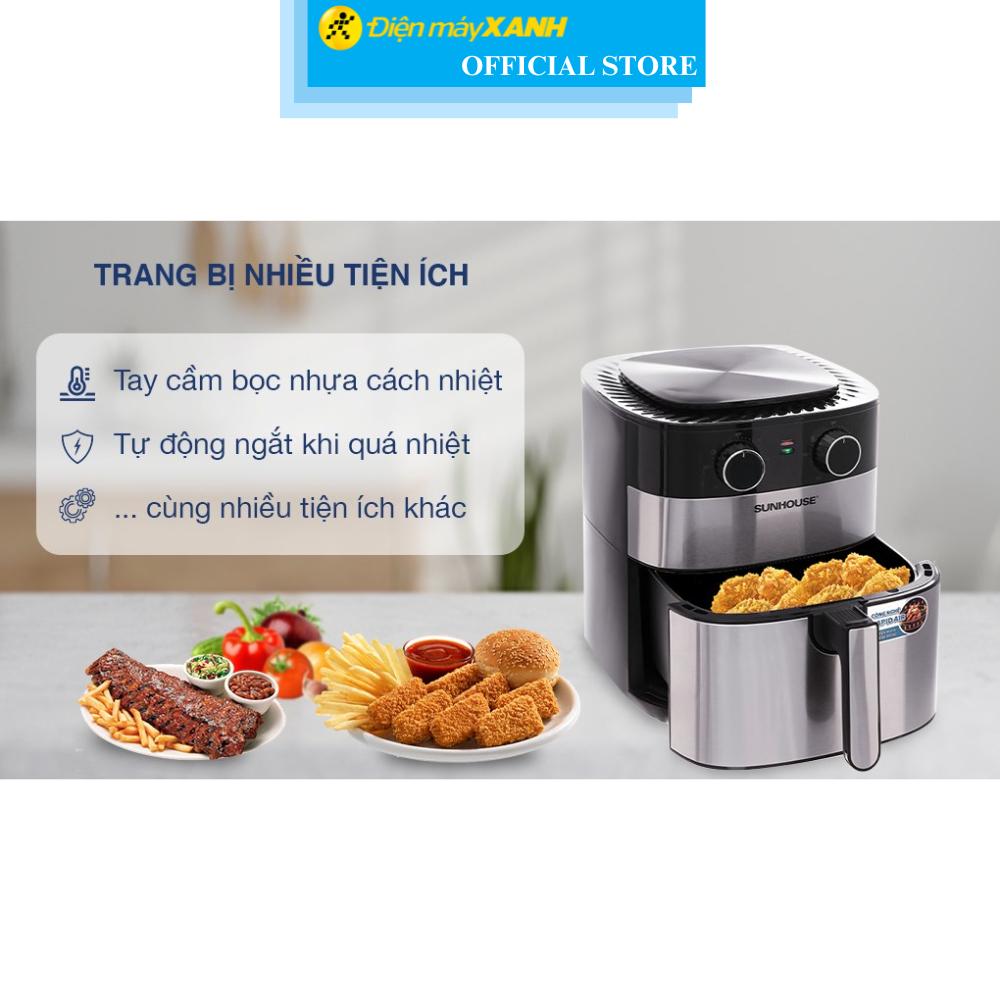 Nồi chiên không dầu Sunhouse SHD4026 6 lít - Hàng Chính Hãng