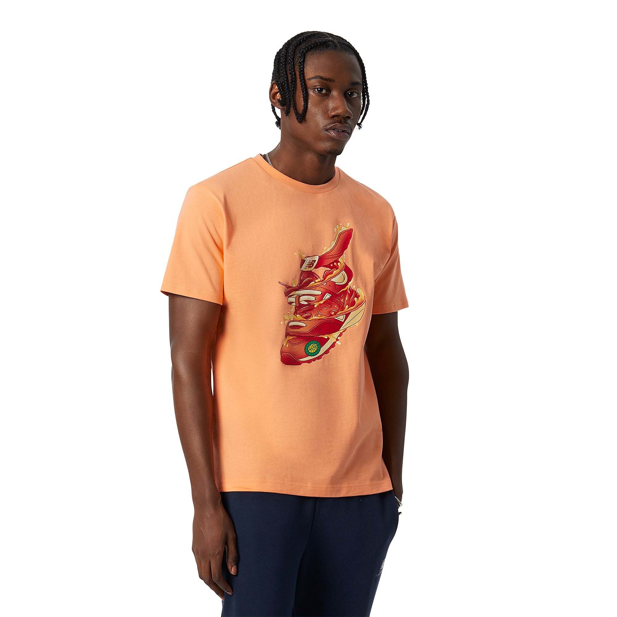 Áo thun tay ngắn thời trang nam New Balance Artist Pack Kody Mason - MT21559PGZ (Form Quốc Tế)