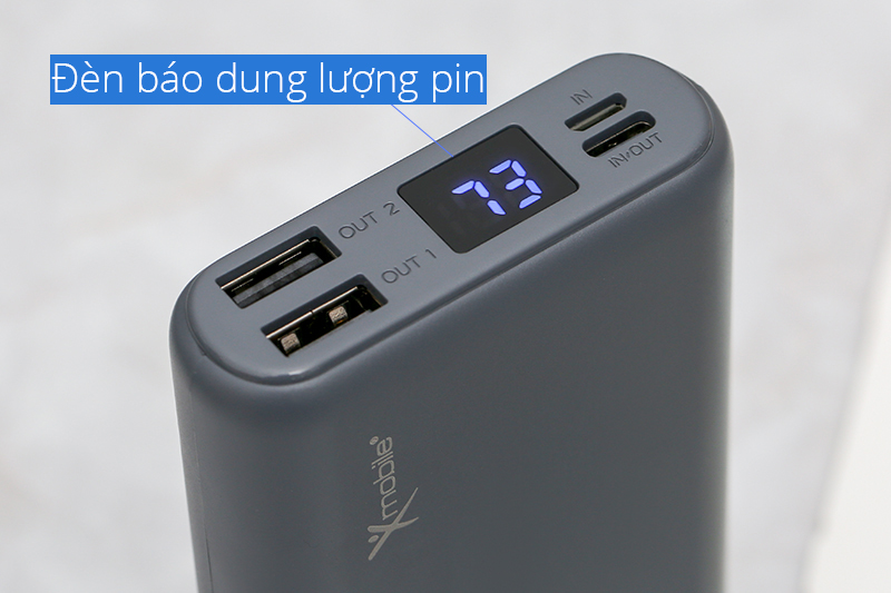 Pin sạc dự phòng Polymer 15.000 mAh Type C X-mobile PJ JP200 - Hàng chính hãng