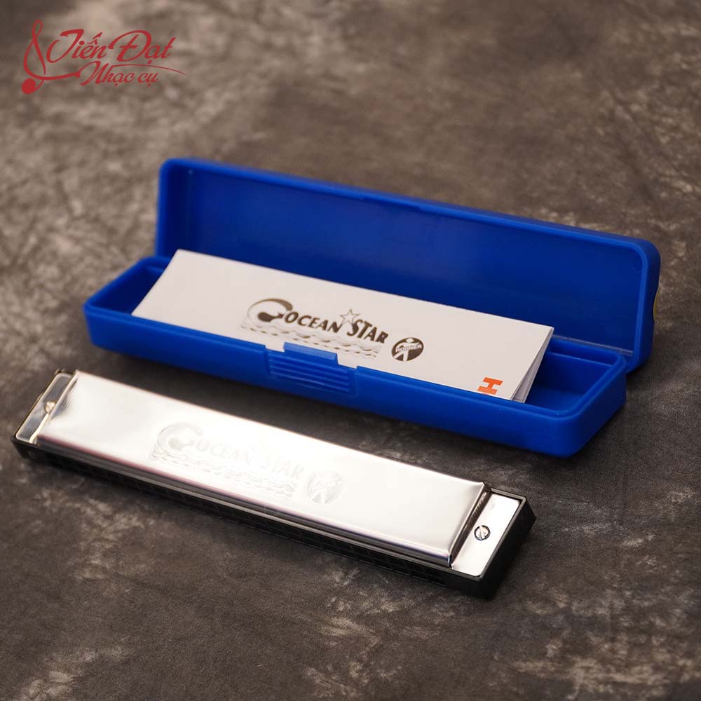 &lt;Đi Kèm Hộp Đựng Chắc Chắn&gt; Kèn Harmonica Ocean Star Tremolo 48C, Phù Hợp Với Người Mới Tập Chơi