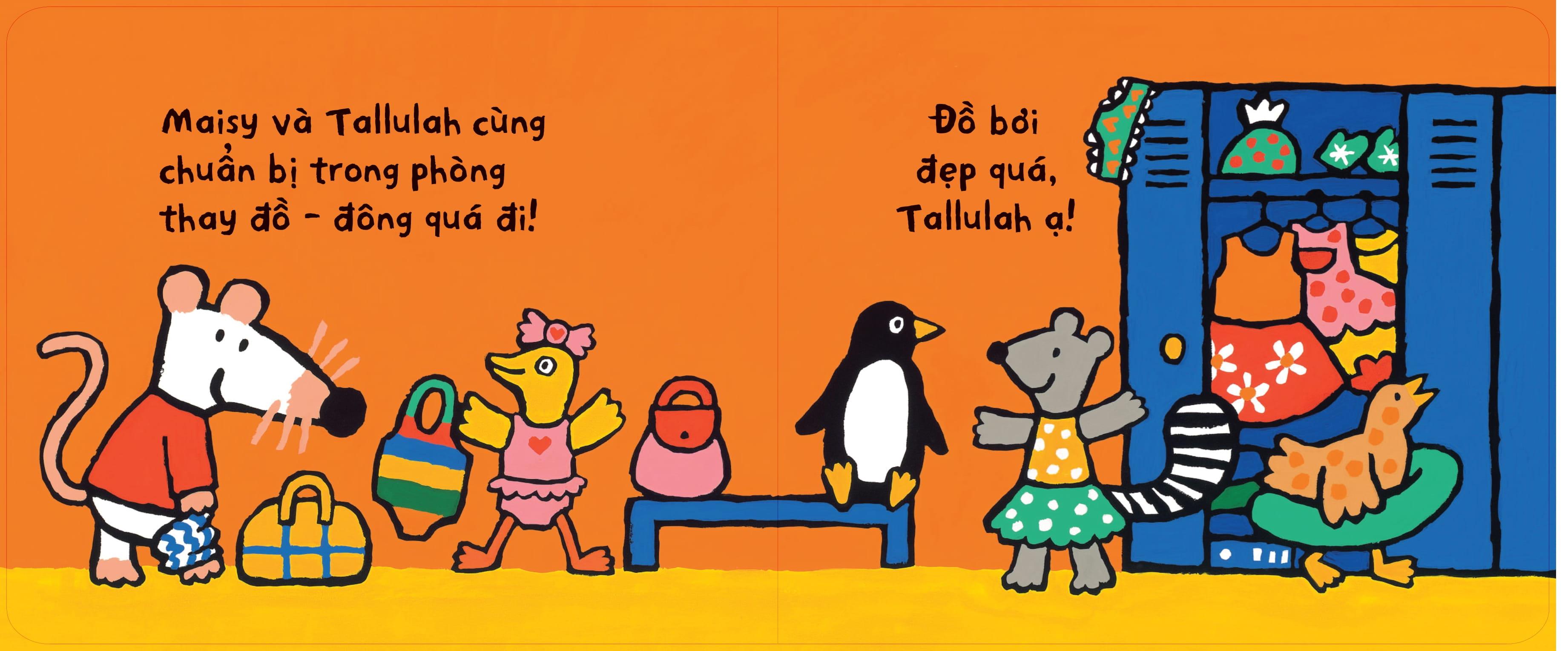 Sách - Trải Nghiệm Đầu Tiên - Maisy Học Bơi