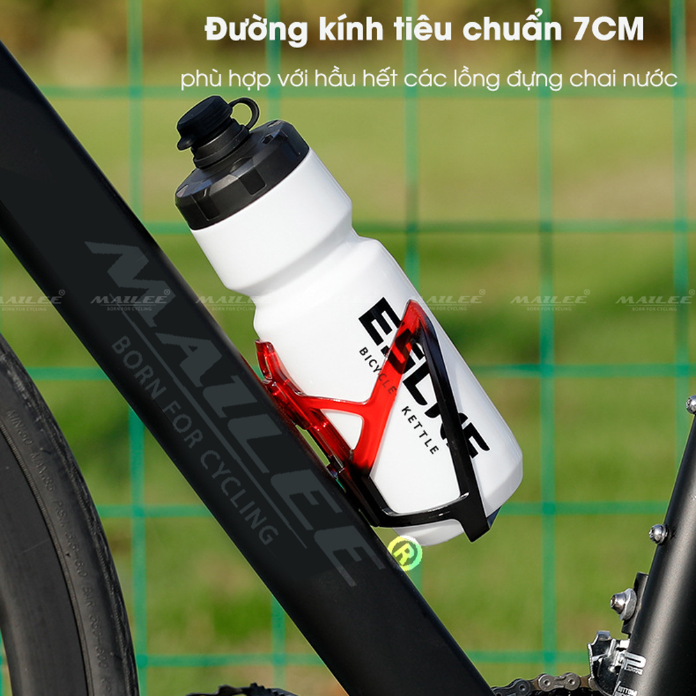 Bình Nước Xe Đạp YLB-720 720ml Chai Bóp, Chống Rò Rỉ, Nhựa TPE PP, Dùng Cho Thể Thao, Chạy Bộ, Đạp Xe, Cắm Trại, Leo Núi - Mai Lee