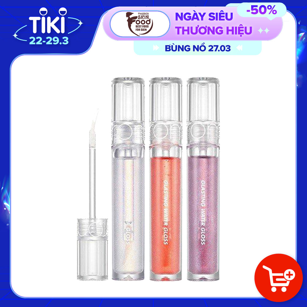 Son tint bóng cho đôi môi căng mọng Hàn Quốc Romand Glasting Water Gloss 4.5g