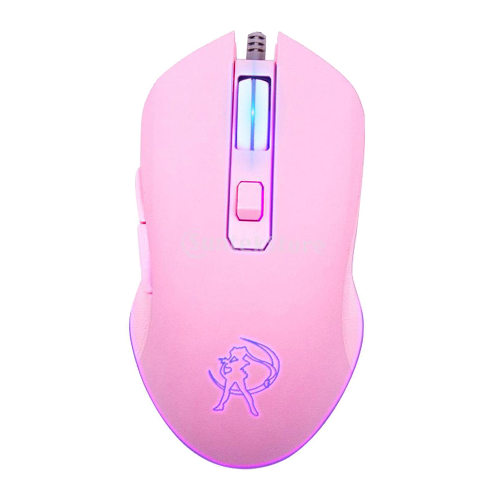 Ergonomic USB Wired Gaming Mouse 6 Button Silent  Led Backlit for PC