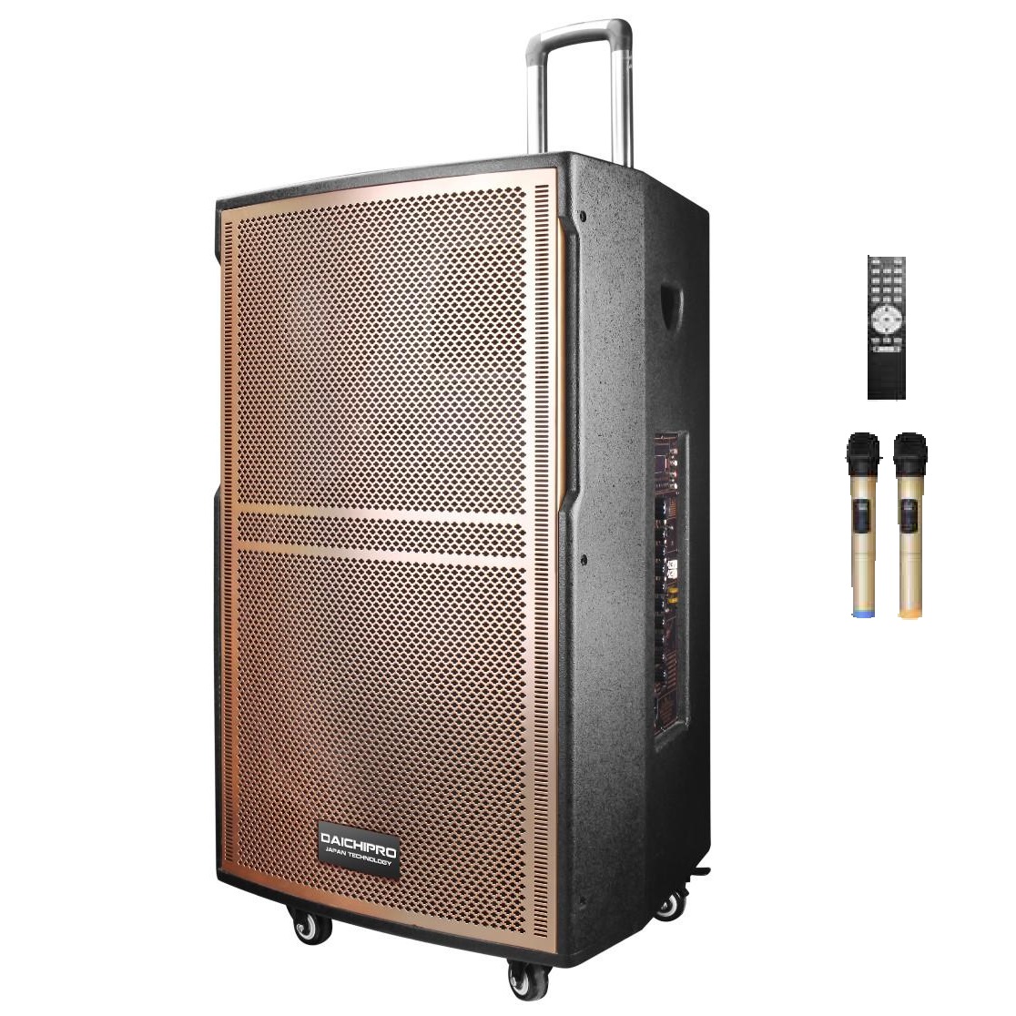 Loa Kéo Di Động Karaoke Bass 30 Daichipro DCP-12A 3 Tấc - Chính Hãng