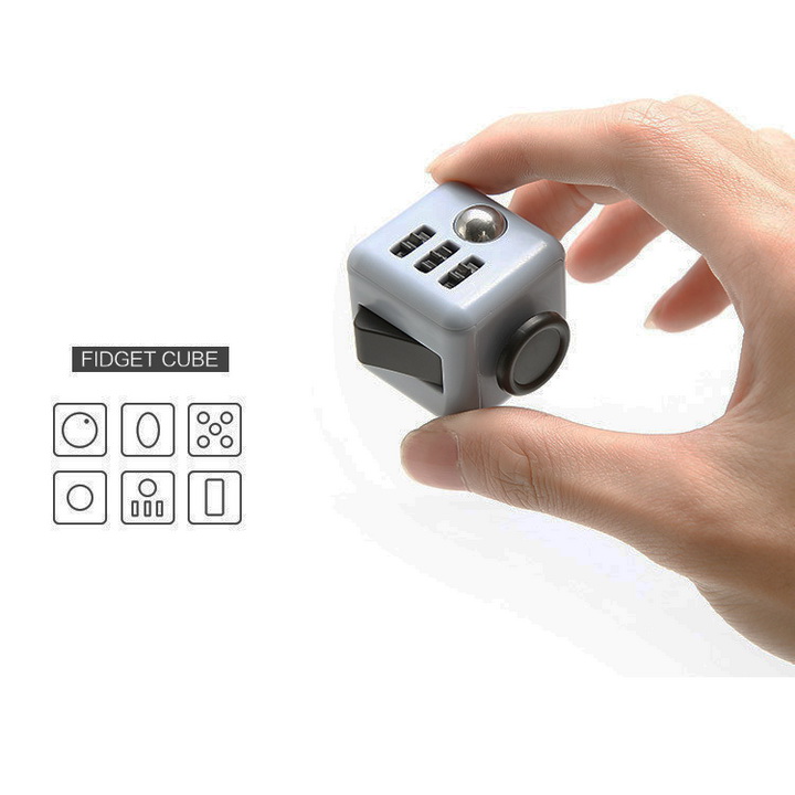 Fidget Cube khối vuông thần kì giảm stress - Màu ngẫu nhiên