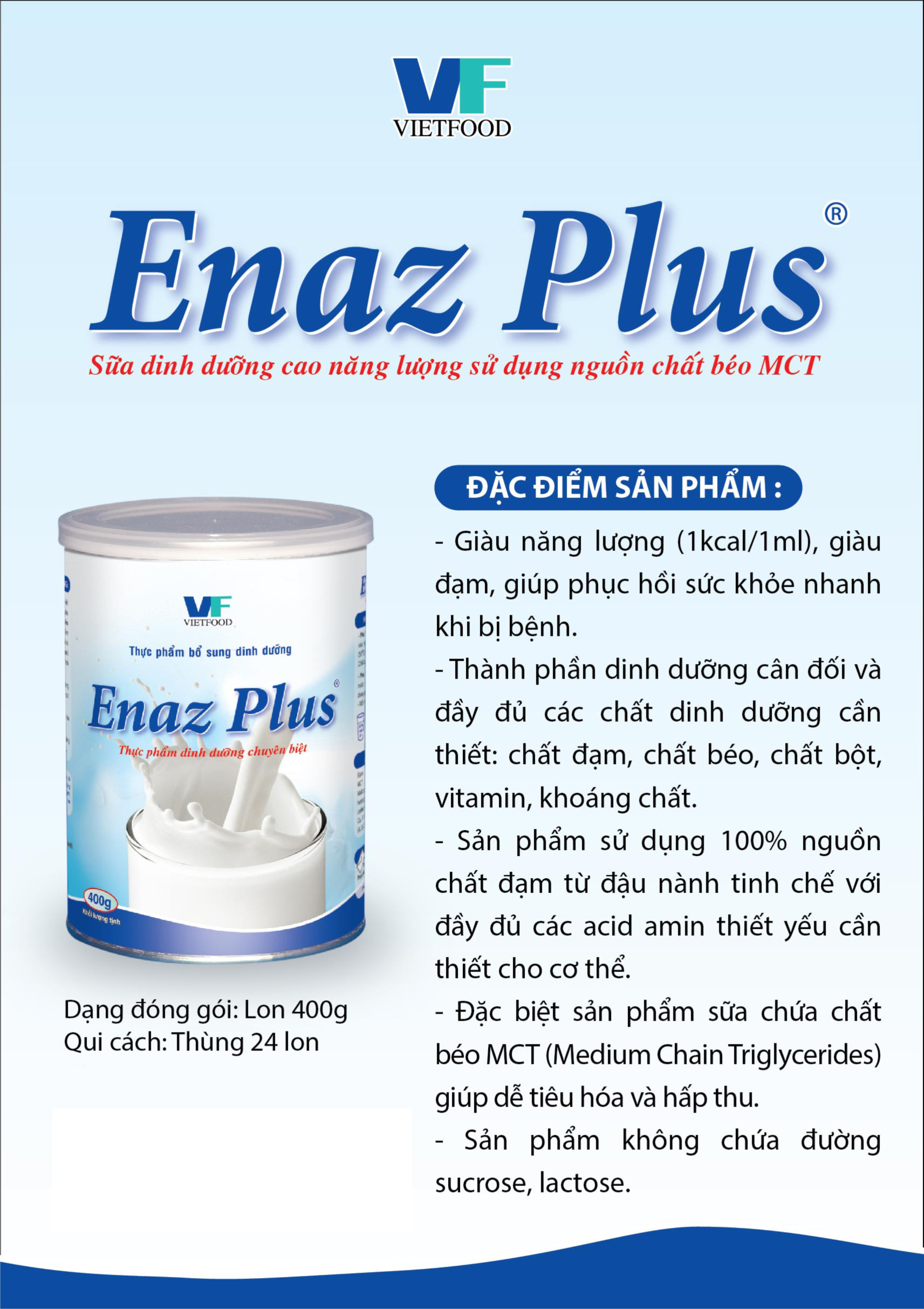 Thực phẩm bổ sung dinh dưỡng ENAZ PLUS (400g)