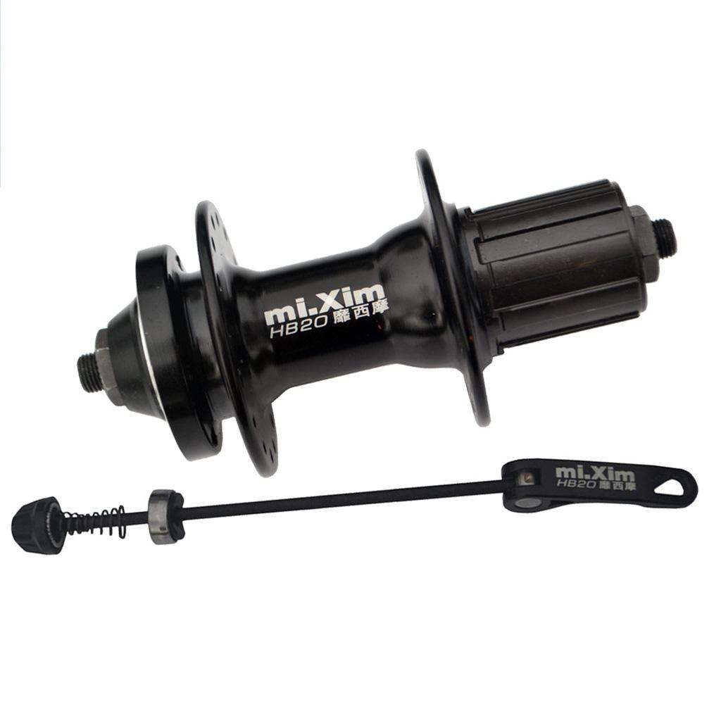 Bike Disc Brake Hubs Front Rear Bearings Hub Set w/ Lever 32H Cassette Hubs