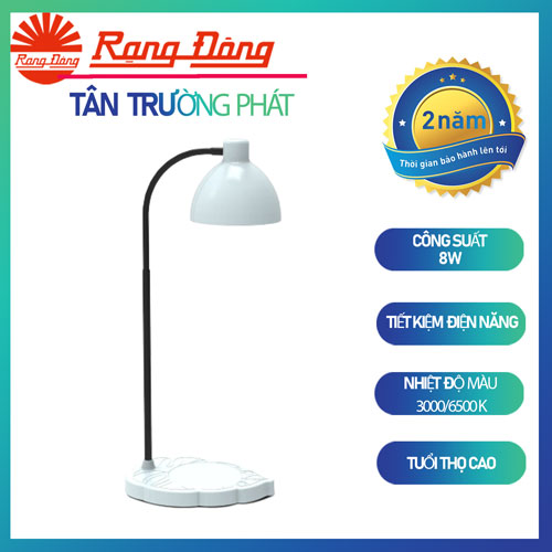 Đèn bàn LED cảm ứng Rạng Đông Model: RD-RL-60 8W