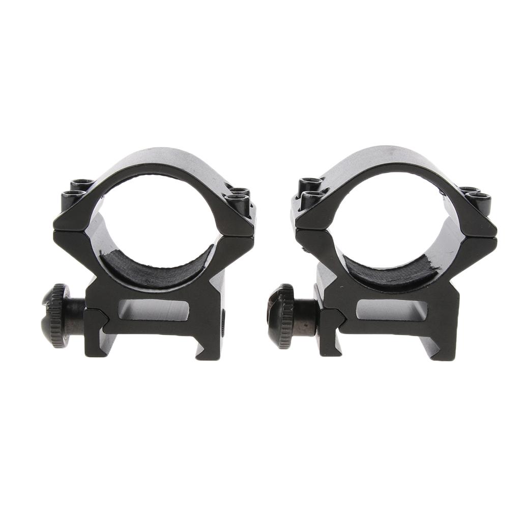 Medium Profile 25.4mm Mount Ring for 20mm Weaver Rail Accessories