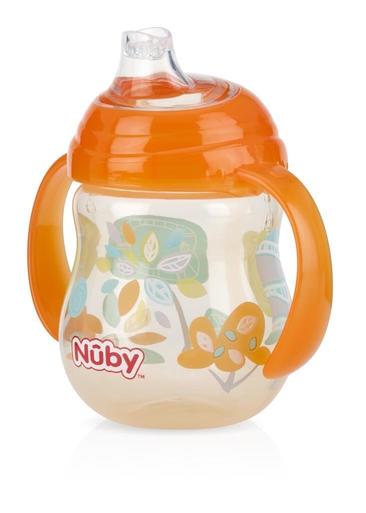 [ 10320-Nuby ] Bình uống nước 270ml, ống hút mỏ vịt làm bằng Silicone