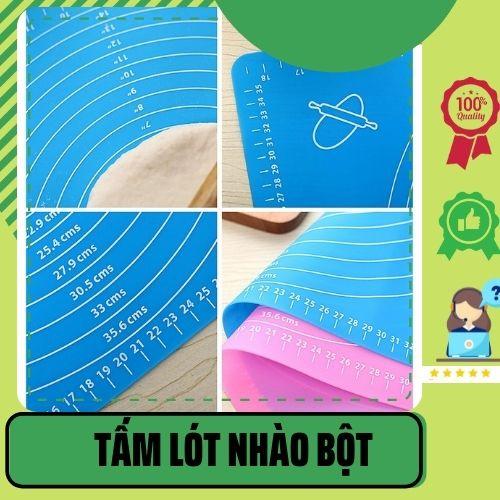 Tấm Lót Nhào Bột Cán Bột Làm Bánh Bằng Silicone Chống Dính HH0041